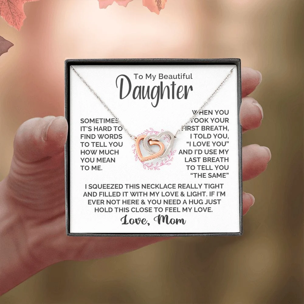 [ALMOST SOLD OUT] Interlocked Hearts Necklace - Beautiful Daughter - Image 13