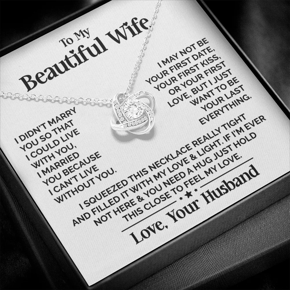 Vesta Knot Necklace - Beautiful Wife - Image 5