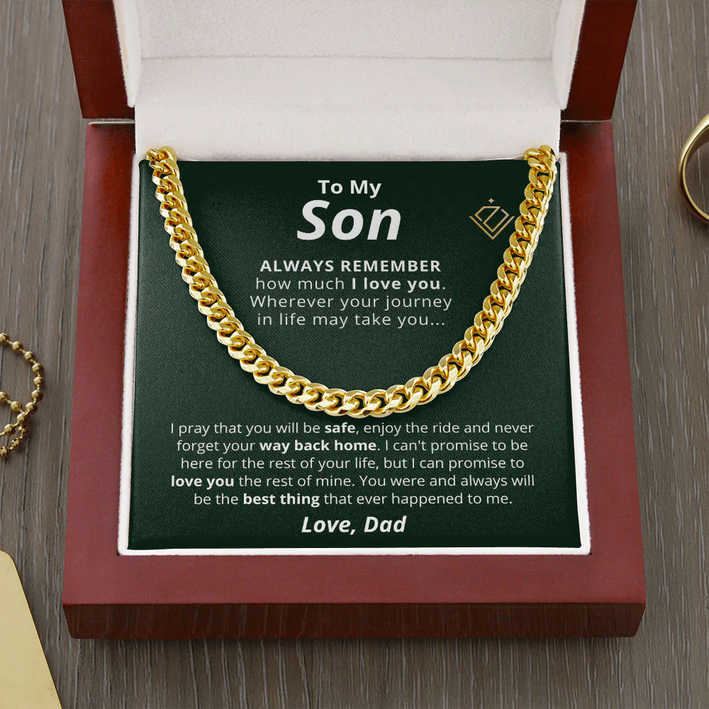 Cuban Link Chain - Son Always Remember - Image 3