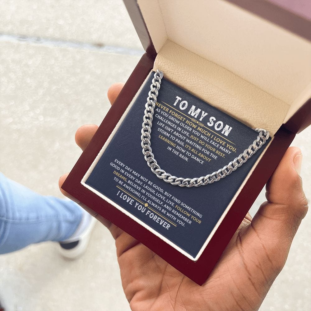 [ALMOST SOLD OUT] Cuban Link Chain - My Son - Follow Your Dreams - Image 6