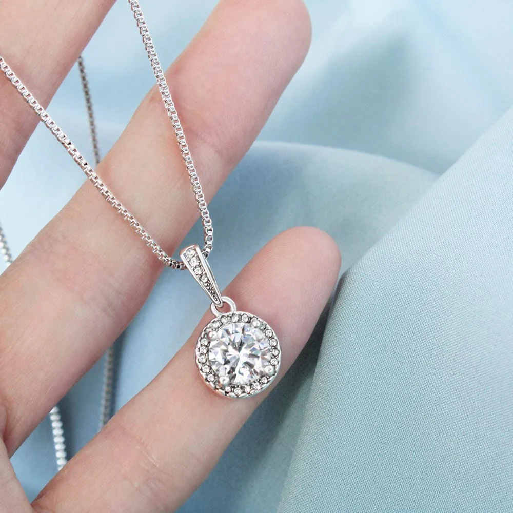 Cushion Star Necklace - Loving Mom - From Daughter - Image 3