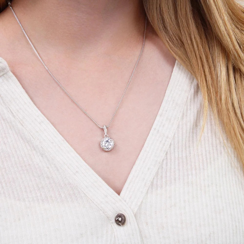 Cushion Star Necklace - Loving Mom - From Son - Image 3