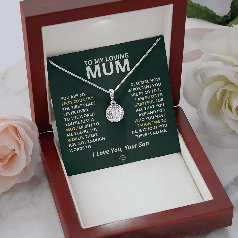 Cushion Star Necklace - Mum Forever Grateful - Image 4