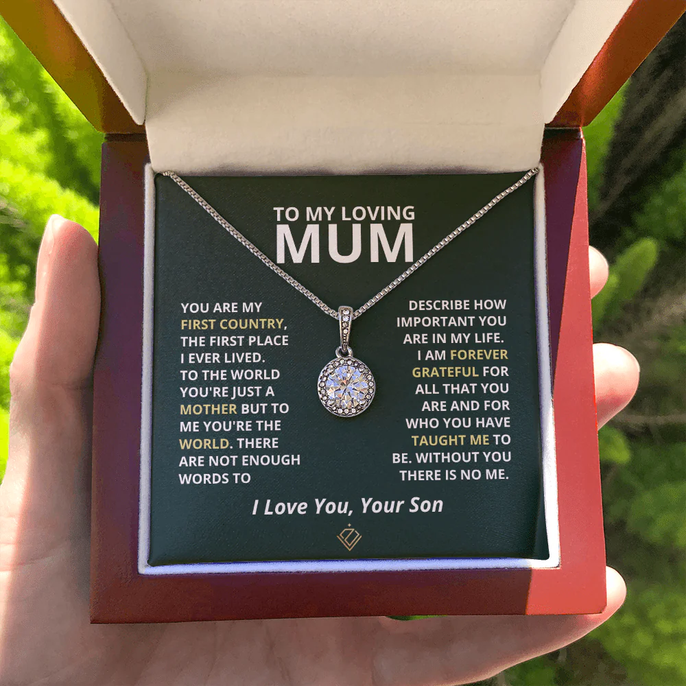 Cushion Star Necklace - Mum Forever Grateful - Image 5