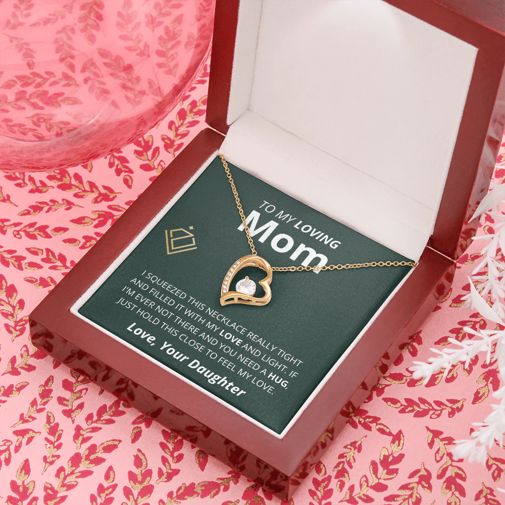 Mother's Day Gift from Daughter | My Loving Mom | Heart Necklace - Image 7