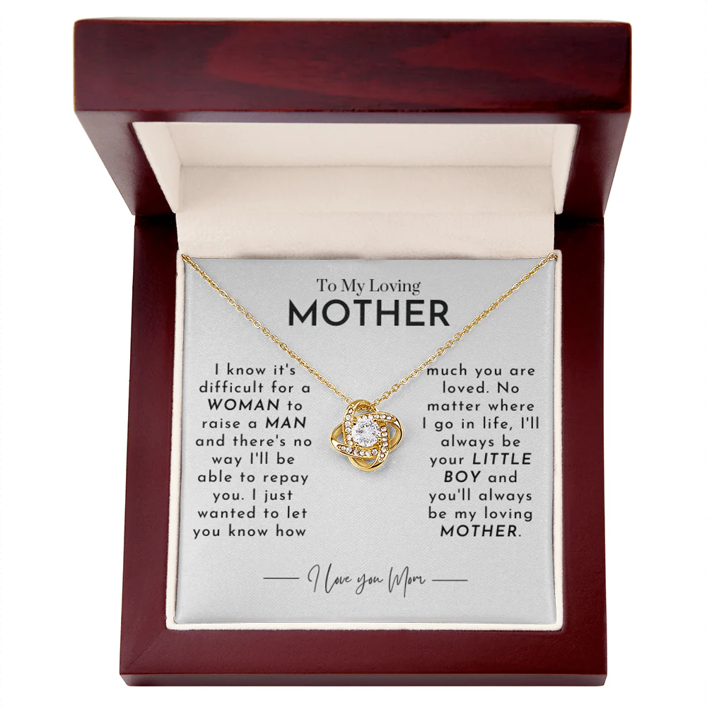 Mother's Day Gift from Son | Loving Mother | Vesta Knot Necklace - Image 5