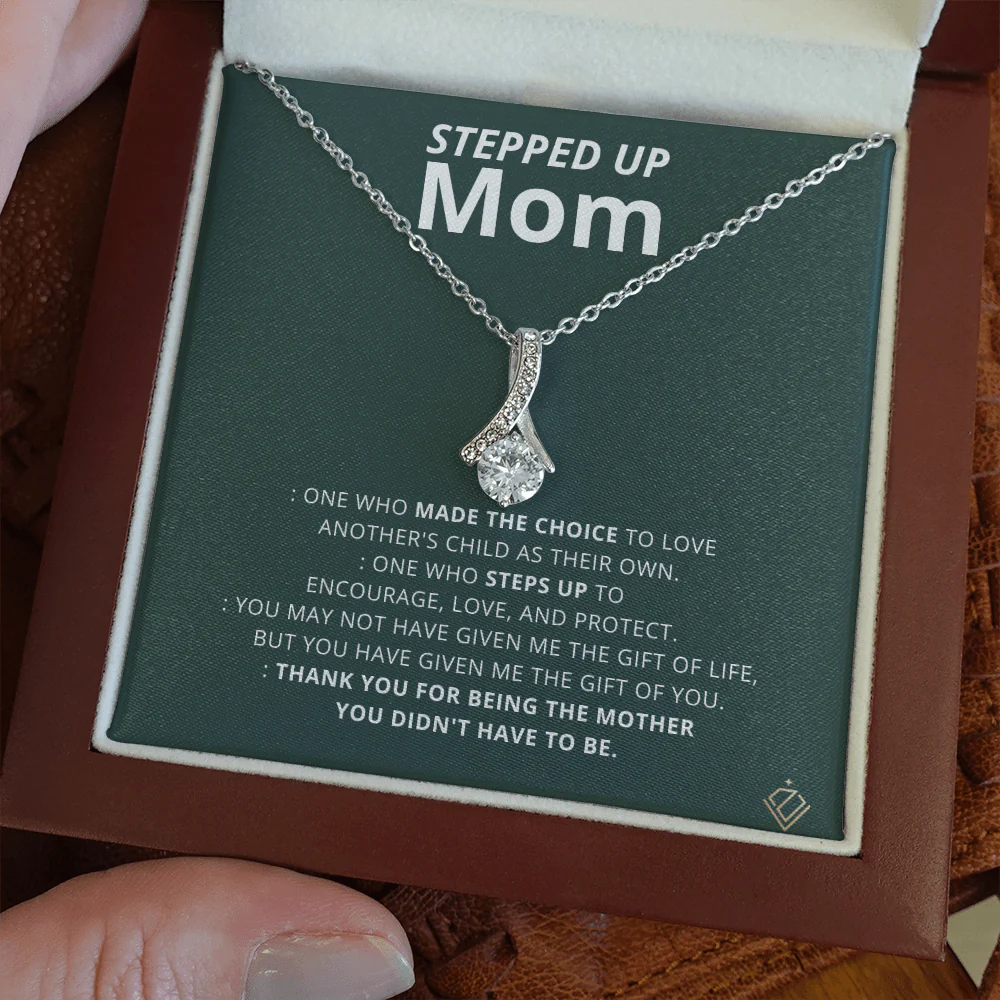 Mother's Day Gift | Stepped Up Mom | Alluring Necklace - Image 7