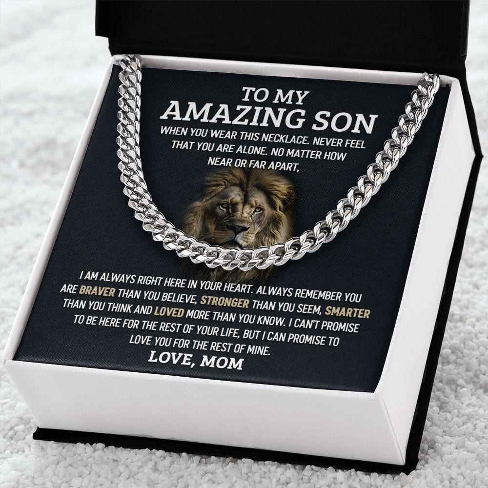 [Almost Sold Out] My Amazing Son | ZIAVIA Cuban Chain | - Image 3