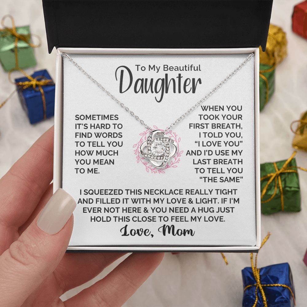[Almost Sold Out] My Beautiful Daughter | ZIAVIA Vesta Knot Necklace | - Image 3