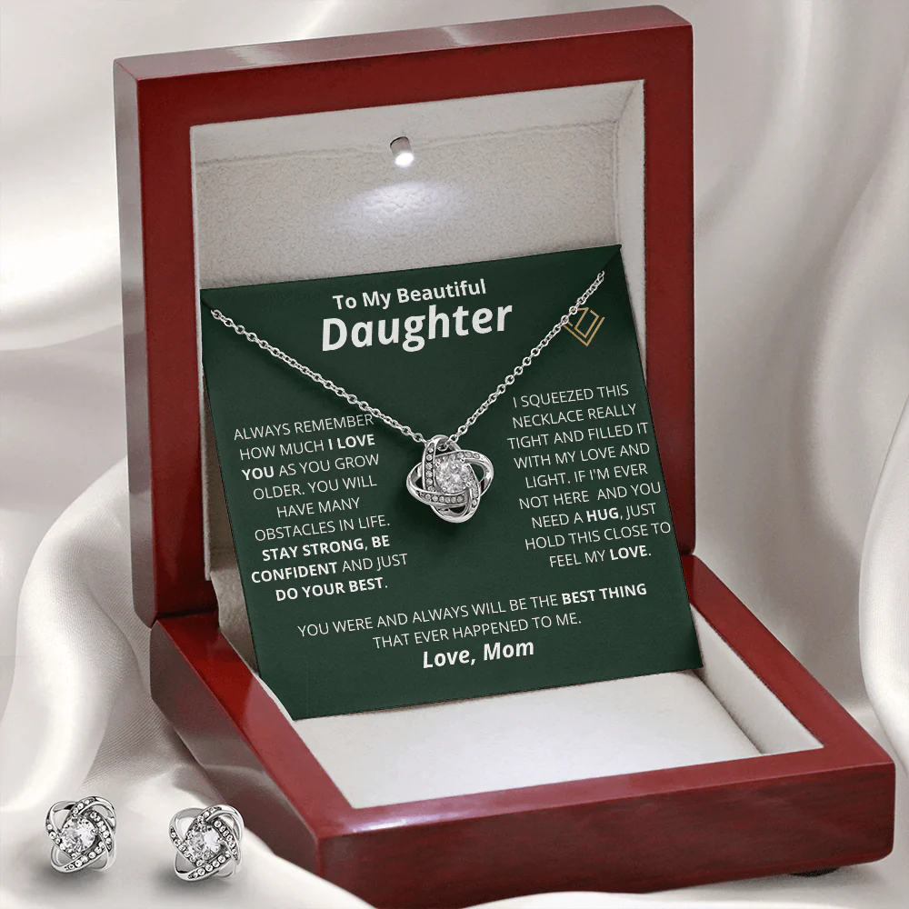 Vesta Knot Necklace - Daughter Strong Confident - Image 3