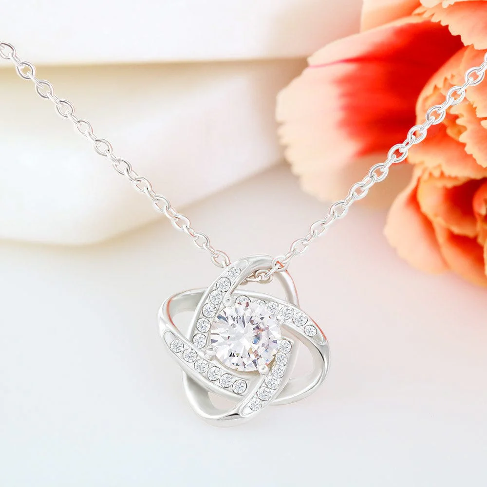[Almost Sold Out] Vesta Knot Necklace - Daughter Strong Confident - Image 4