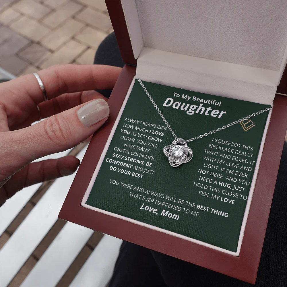[Almost Sold Out] Vesta Knot Necklace - Daughter Strong Confident - Image 5