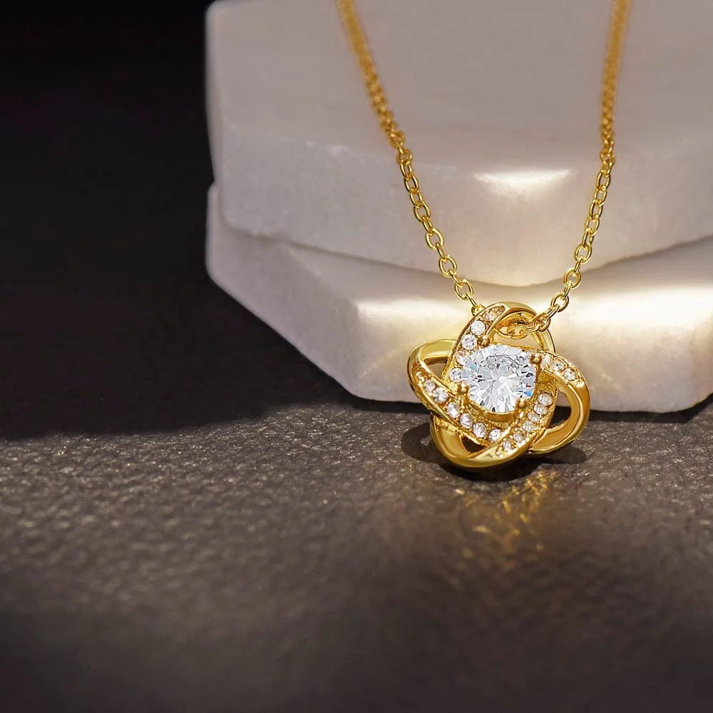 Vesta Knot Necklace - Granddaughter I'll Be Here - Image 10