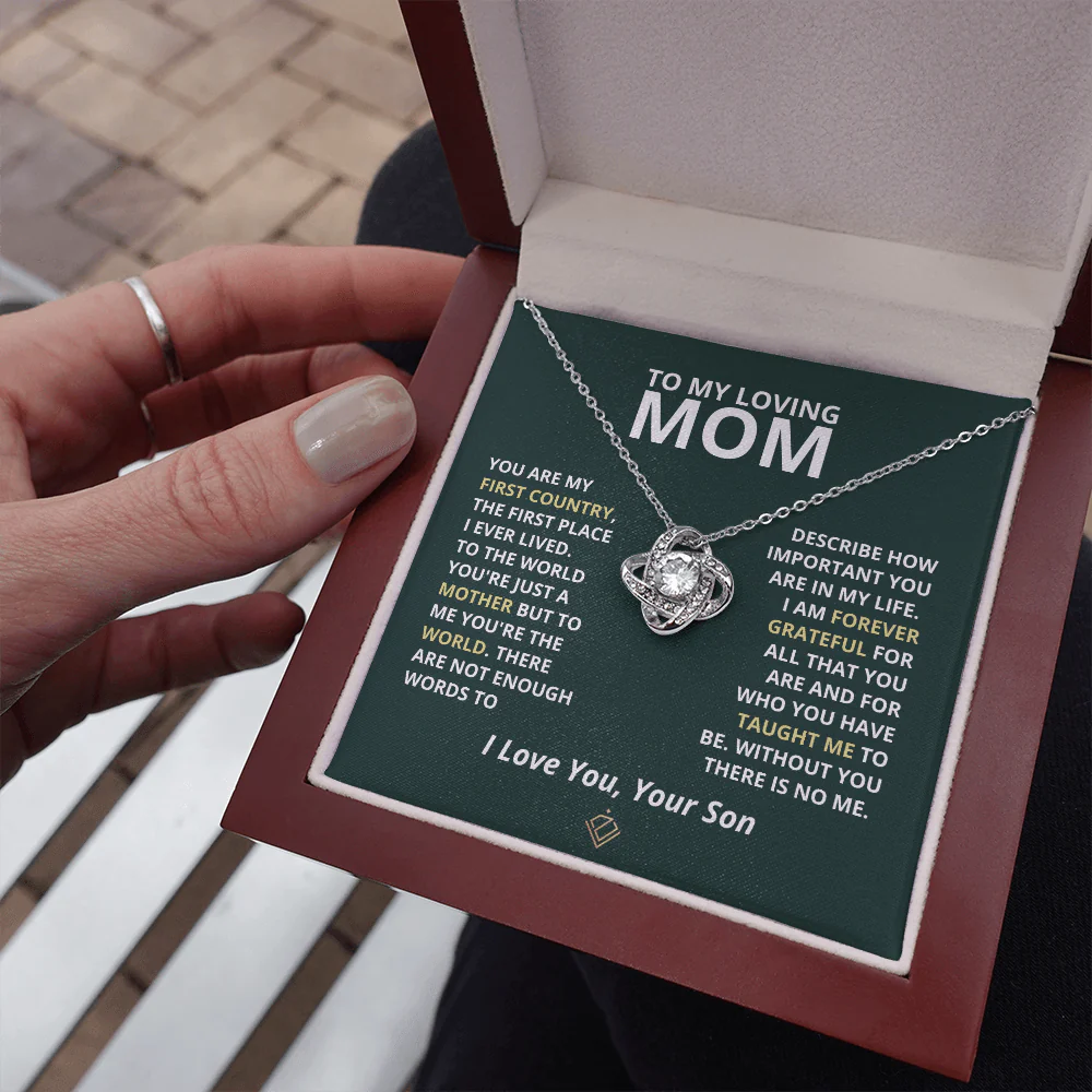 Vesta Knot Necklace - Mom First Country - Image 5