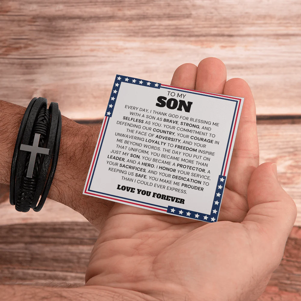 ZIAVIA | Cross Bracelet | Son Your Courage - Image 12