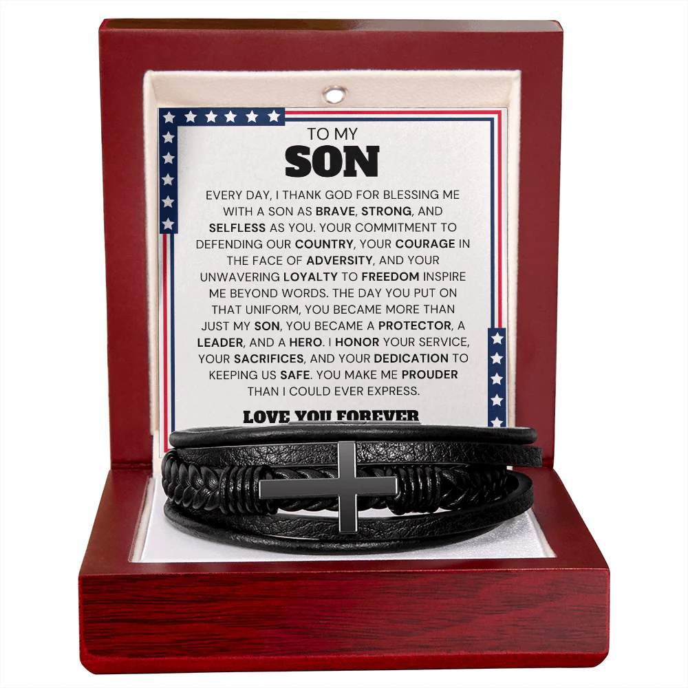 ZIAVIA | Cross Bracelet | Son Your Courage - Image 5