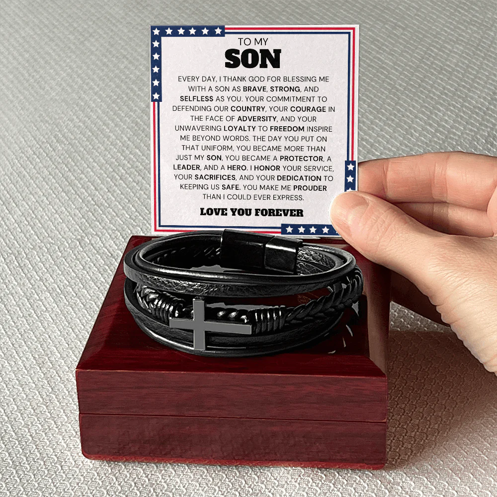 ZIAVIA | Cross Bracelet | Son Your Courage - Image 6