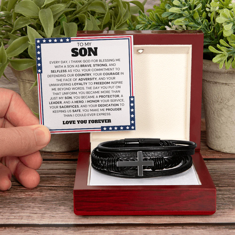 ZIAVIA | Cross Bracelet | Son Your Courage - Image 7