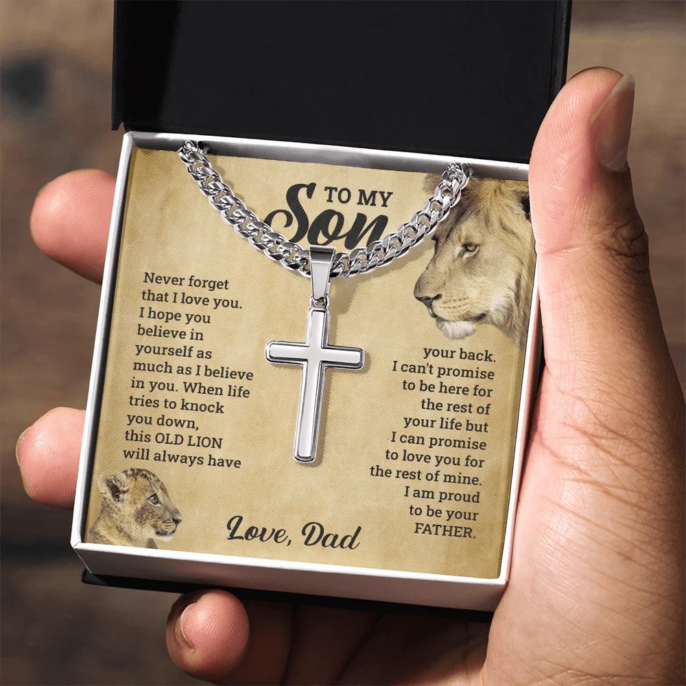 ZIAVIA | Cross Necklace | Son Never Forget - Image 5