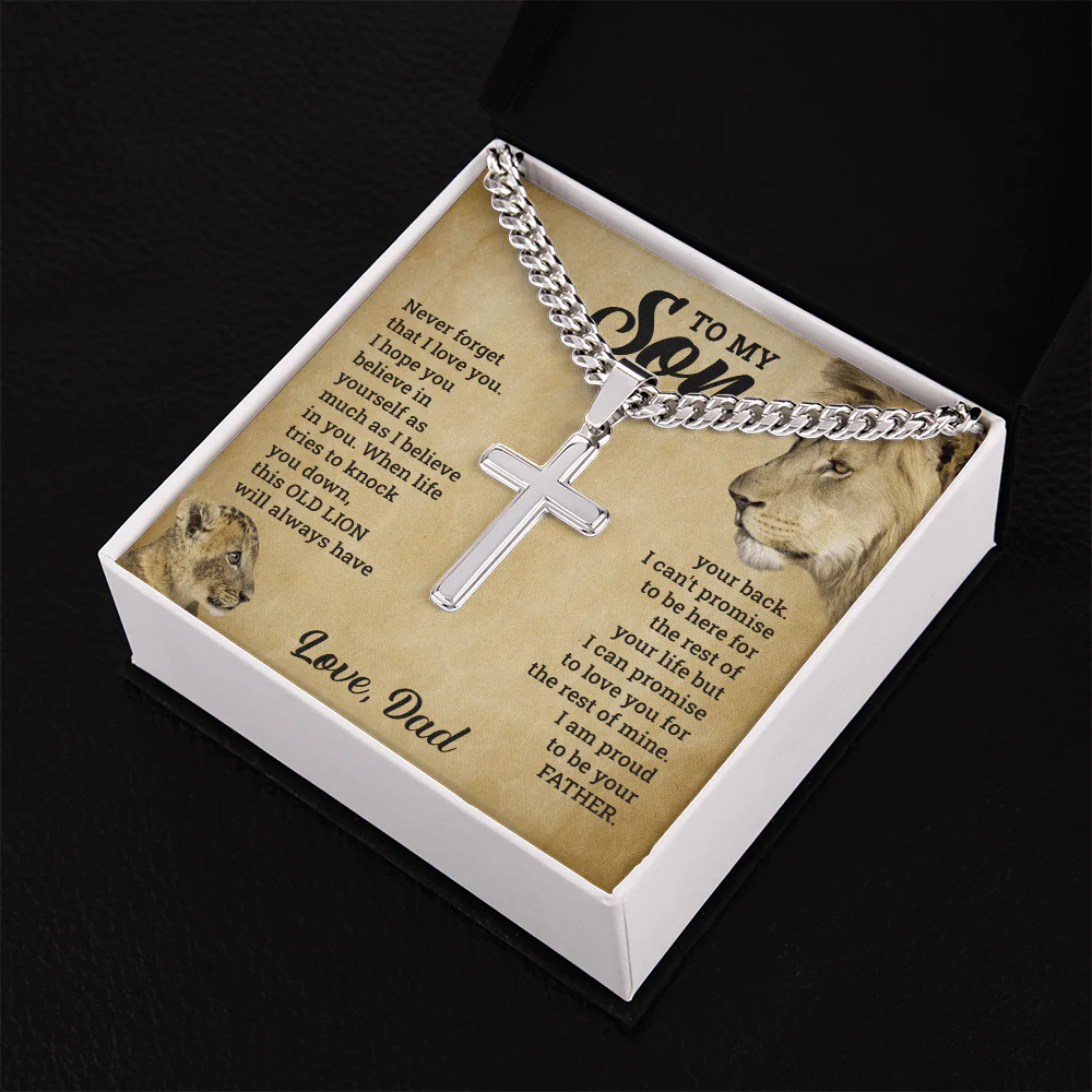 ZIAVIA | Cross Necklace | Son Never Forget - Image 6