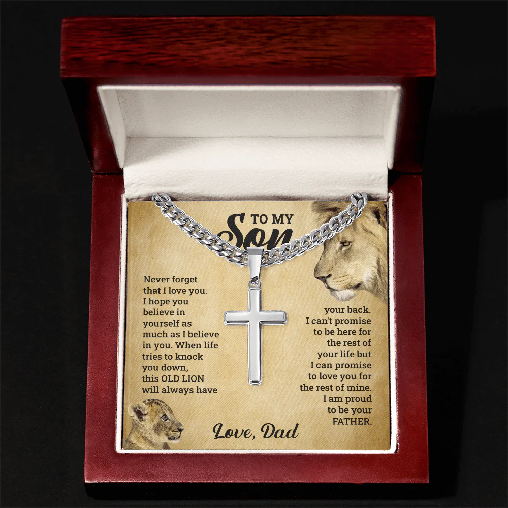 ZIAVIA | Cross Necklace | Son Never Forget - Image 7