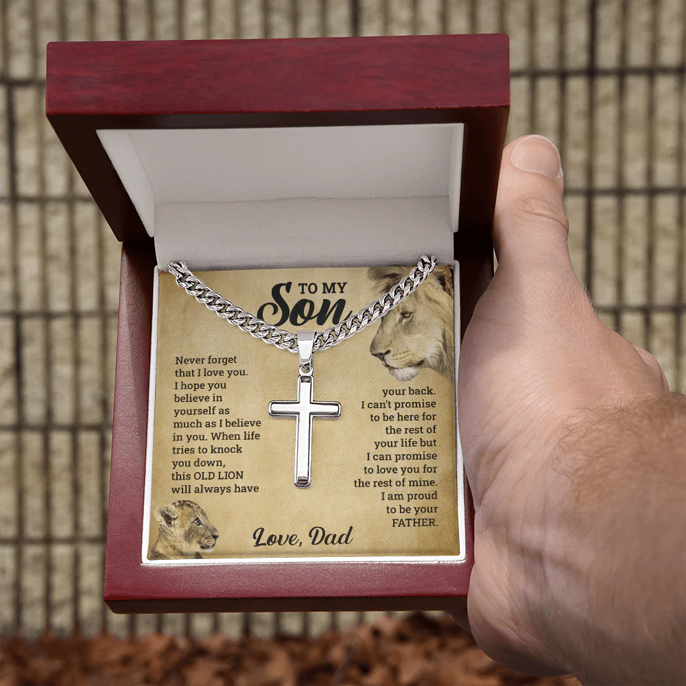 ZIAVIA | Cross Necklace | Son Never Forget - Image 8