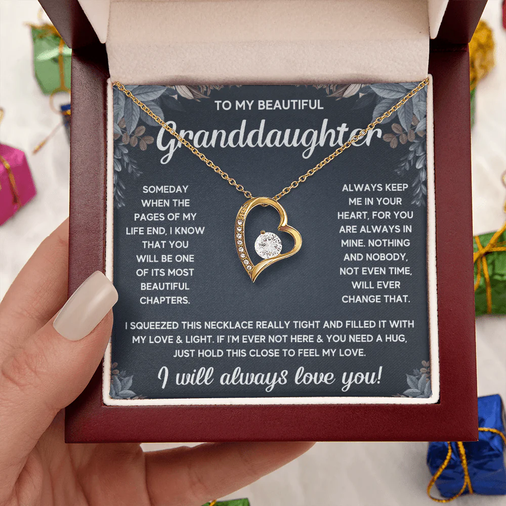 ZIAVIA | Heart Necklace | Beautiful Granddaughter - Image 12
