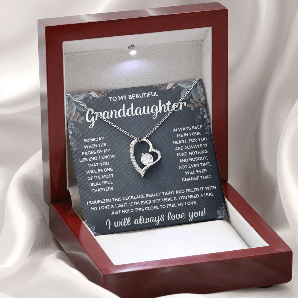 ZIAVIA | Heart Necklace | Beautiful Granddaughter - Image 13