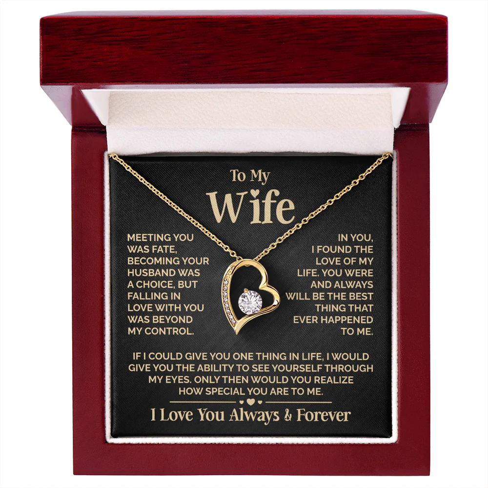 ZIAVIA | Heart Necklace | Wife Meeting You Was Fate - Image 6