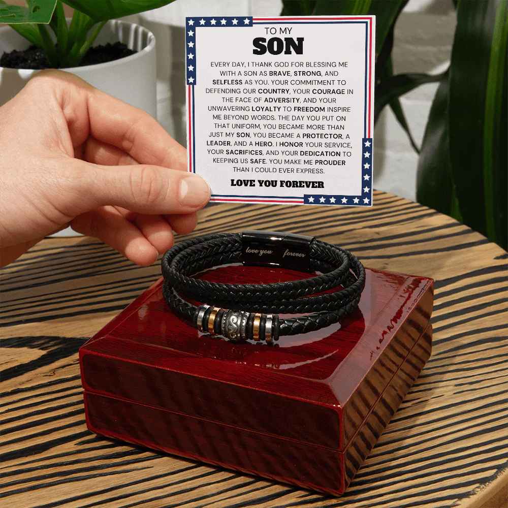 ZIAVIA | Leather Bracelet | Son You Courage - Image 13