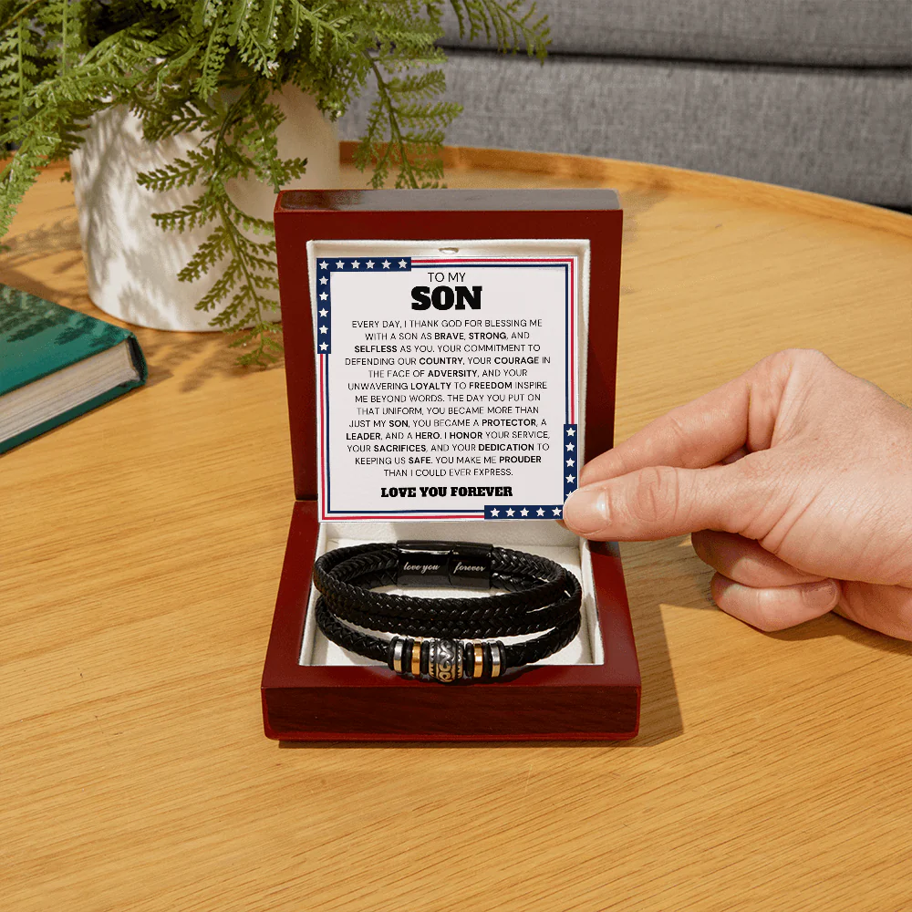 ZIAVIA | Leather Bracelet | Son You Courage - Image 14