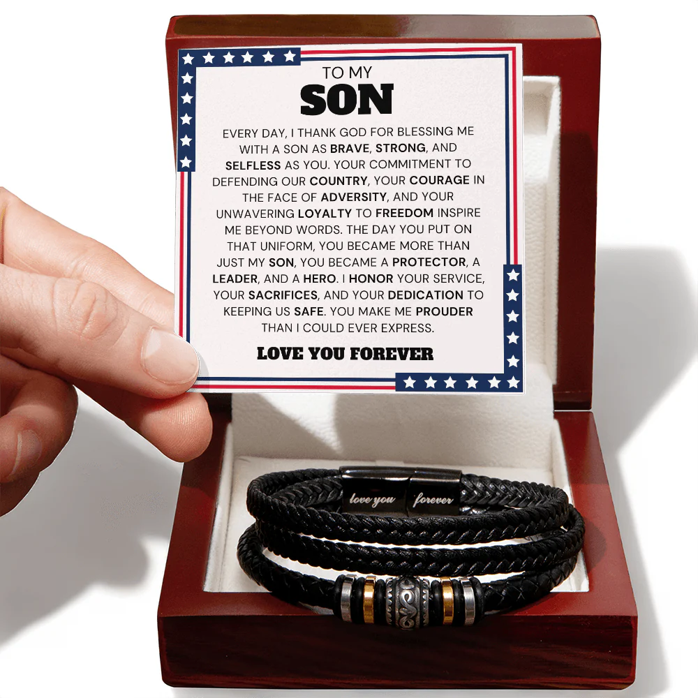 ZIAVIA | Leather Bracelet | Son You Courage - Image 6