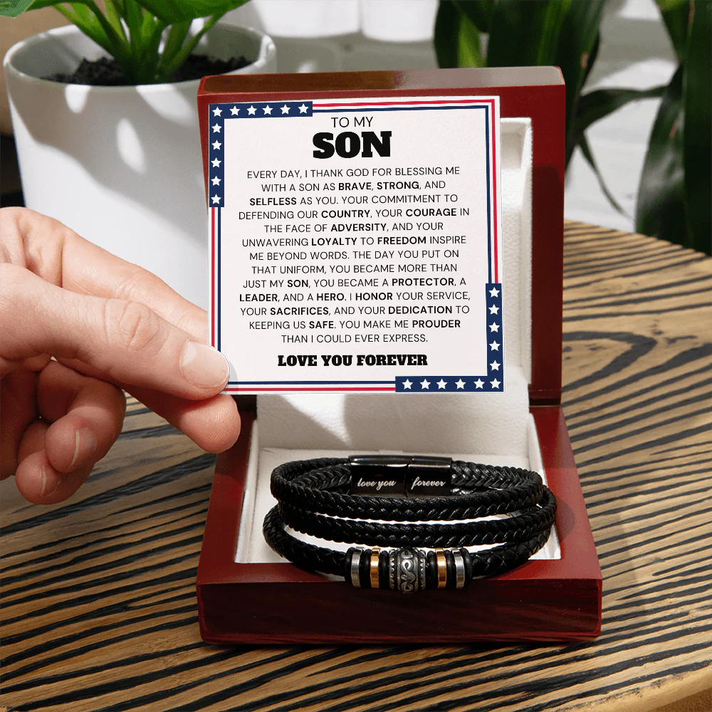 ZIAVIA | Leather Bracelet | Son You Courage - Image 7