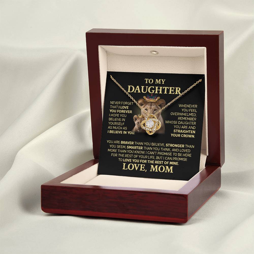 ZIAVIA | My Daughter | Vesta Knot Necklace | Love, Mom - Image 16