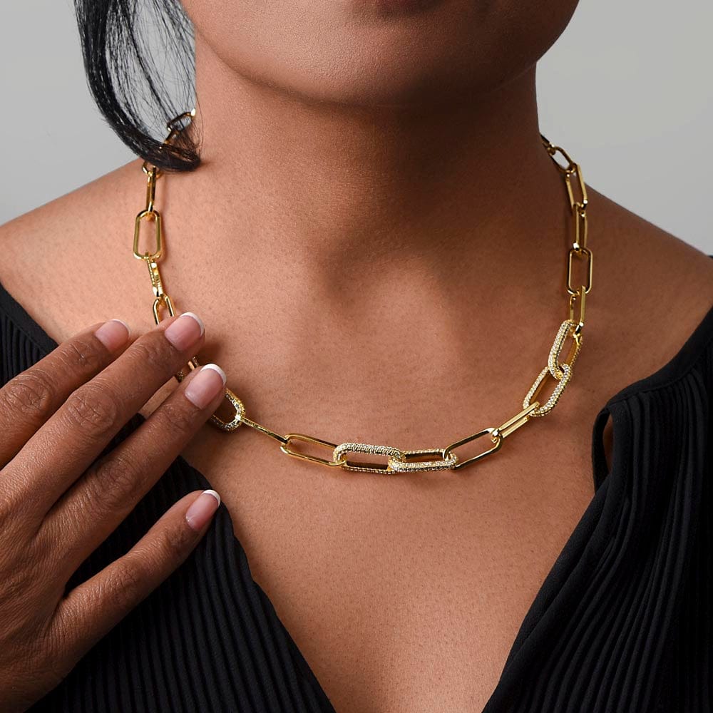 ZIAVIA  |  Signature Paperclip Necklace  |  My Love - Image 3