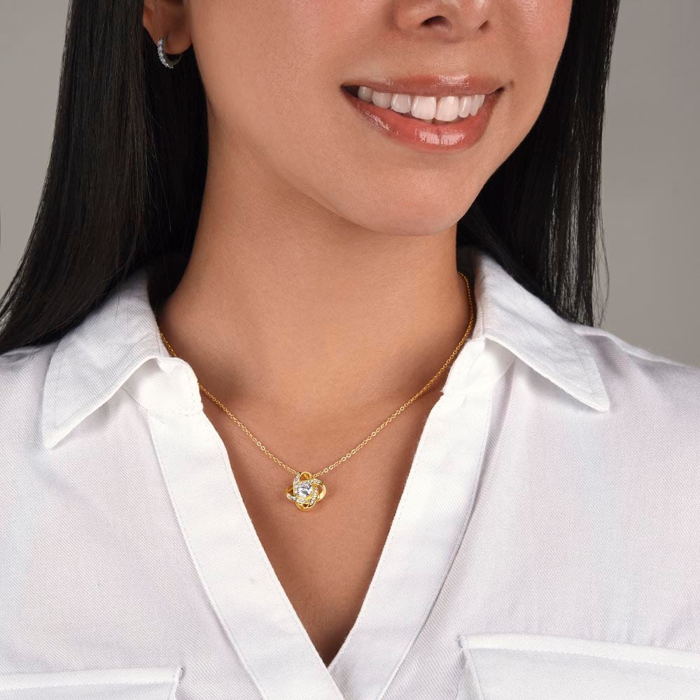ZIAVIA | To My Wife | Meeting you was fate | Vesta Knot Necklace | S - Image 11