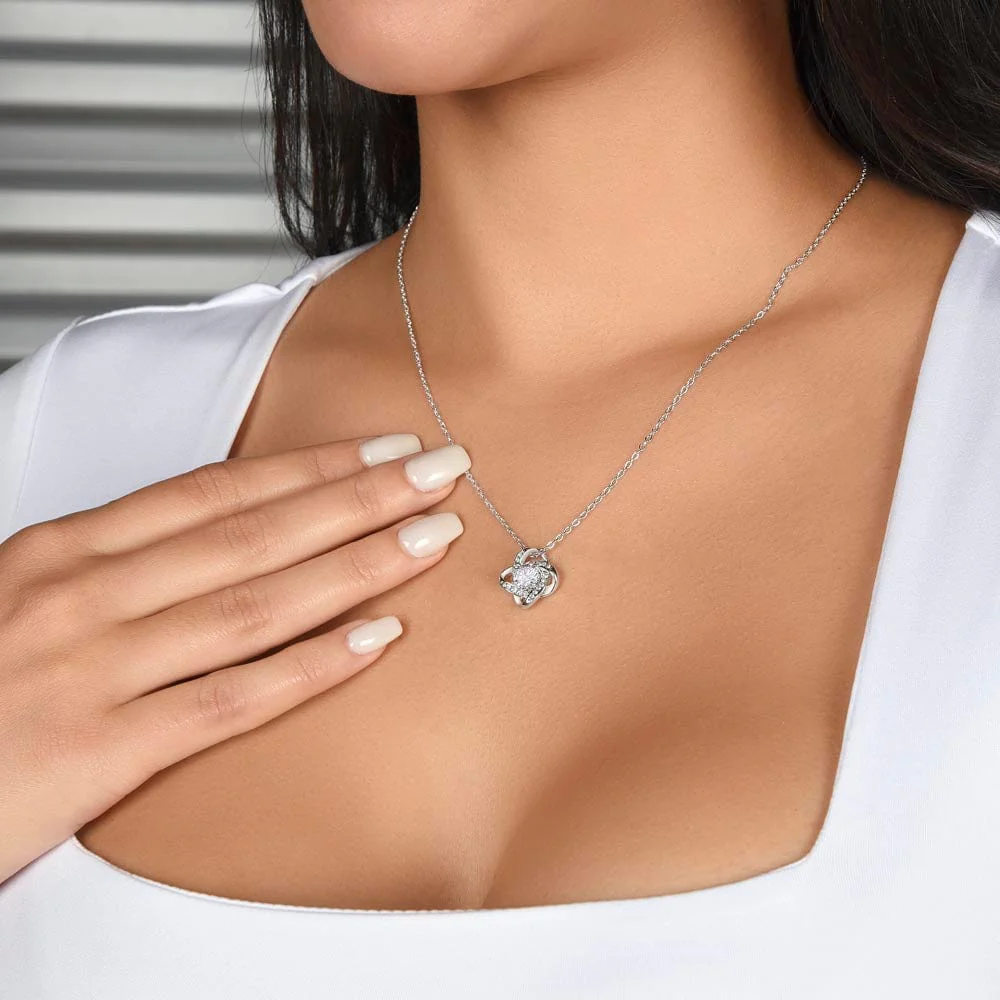 ZIAVIA | To My Wife | Meeting you was fate | Vesta Knot Necklace | S - Image 3