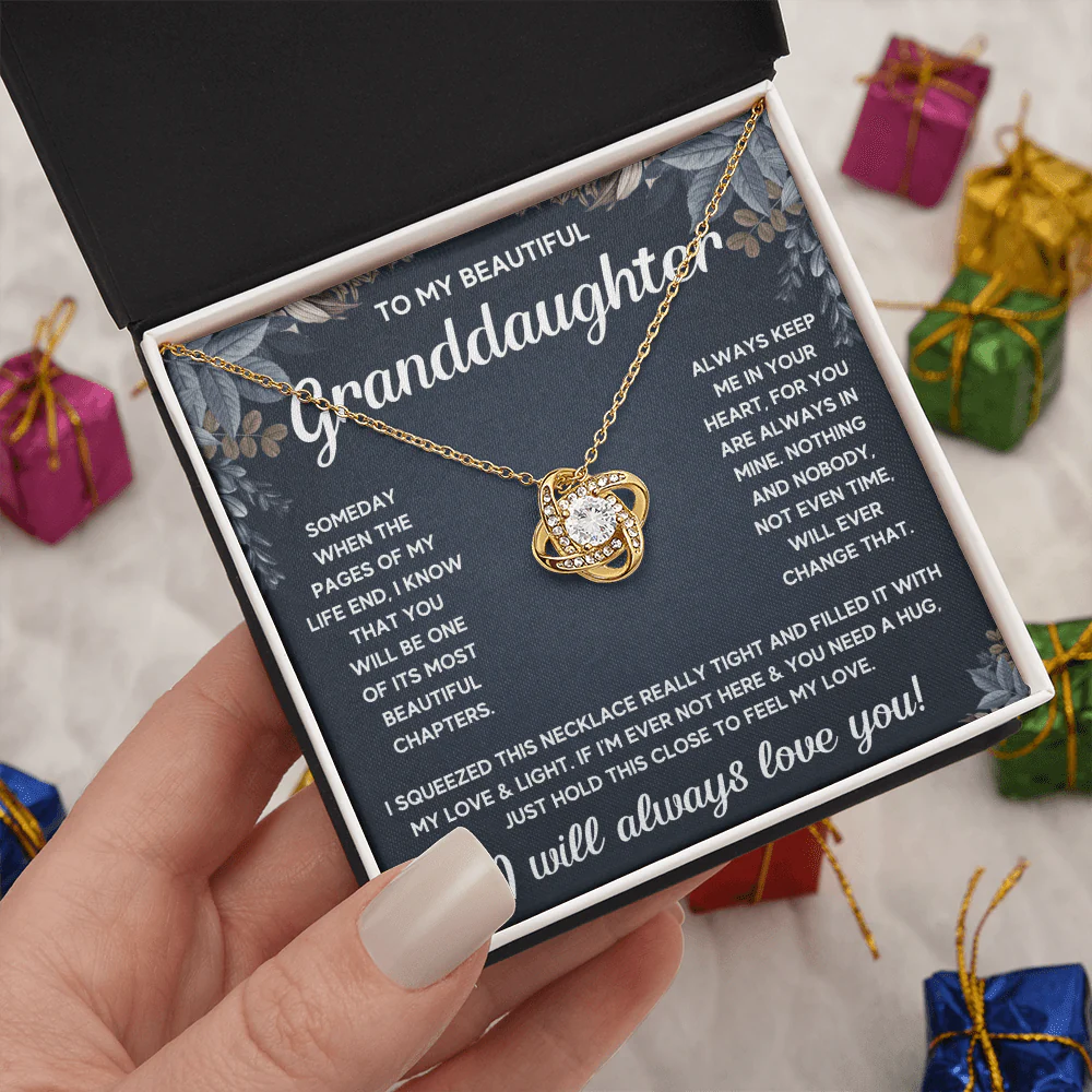 ZIAVIA | Vesta Knot Necklace | Beautiful Granddaughter - Image 8