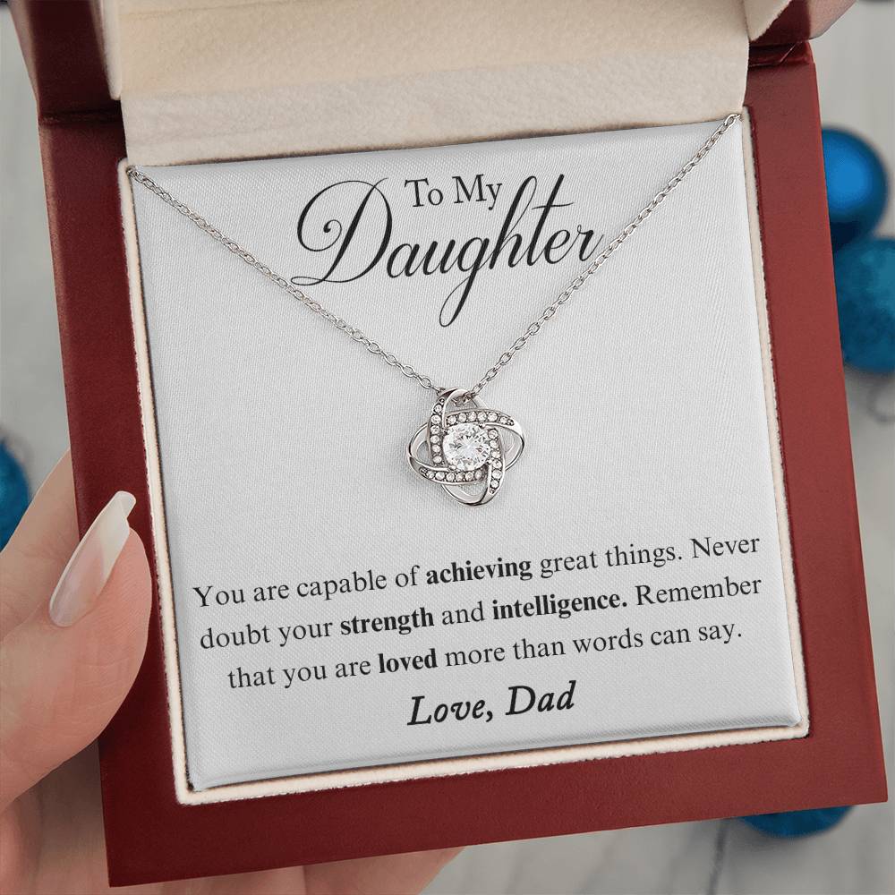 ZIAVIA | Vesta Knot Necklace | Daughter Loved - Image 11