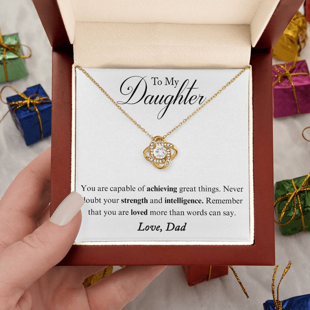 ZIAVIA | Vesta Knot Necklace | Daughter Loved - Image 12