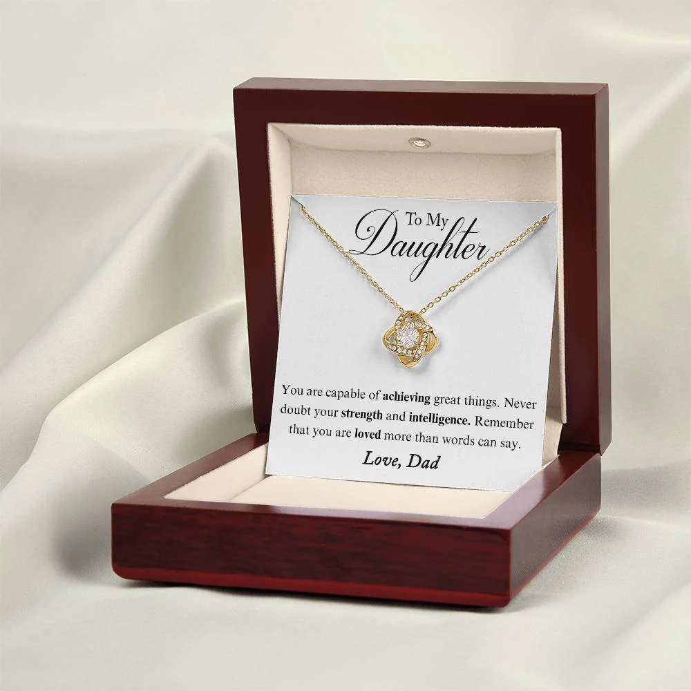 ZIAVIA | Vesta Knot Necklace | Daughter Loved - Image 14