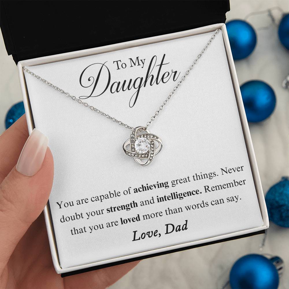 ZIAVIA | Vesta Knot Necklace | Daughter Loved - Image 7
