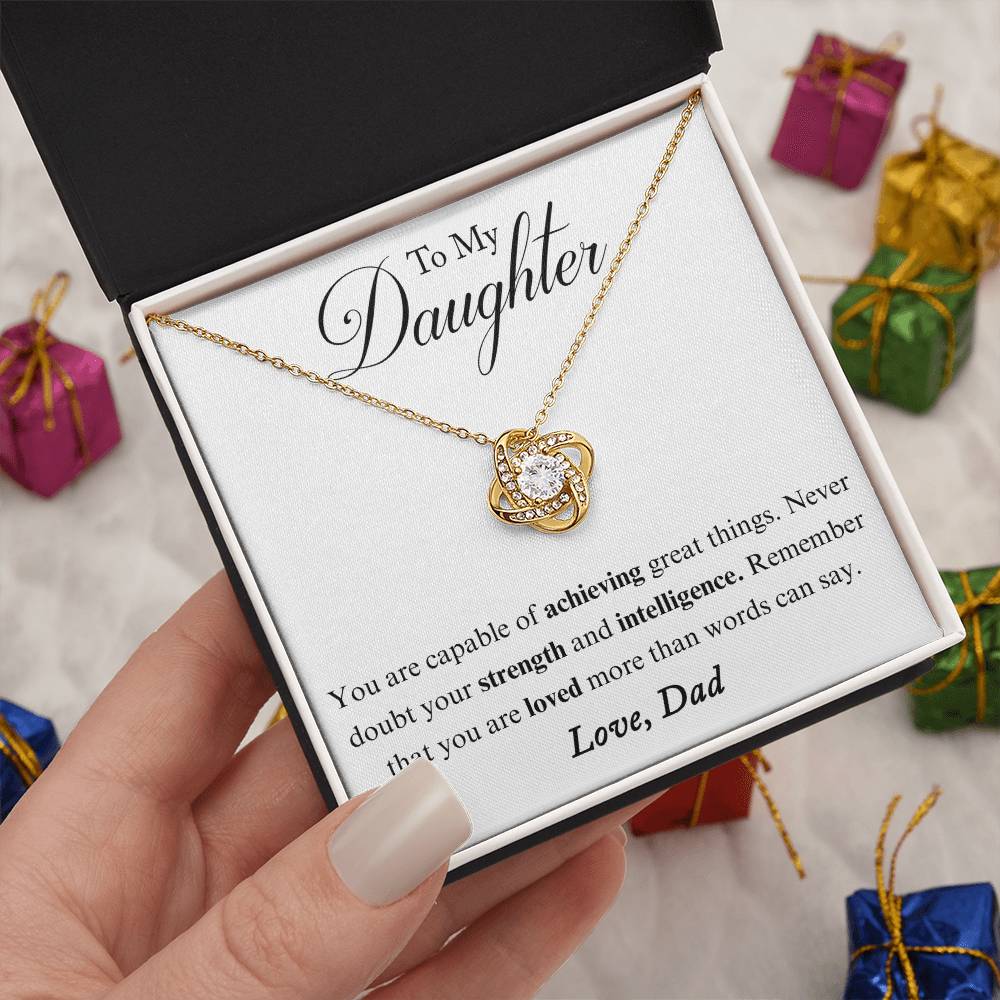 ZIAVIA | Vesta Knot Necklace | Daughter Loved - Image 8