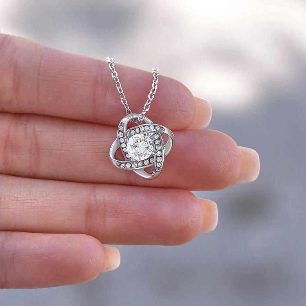 ZIAVIA | Vesta Knot Necklace | Daughter Loved - Image 9