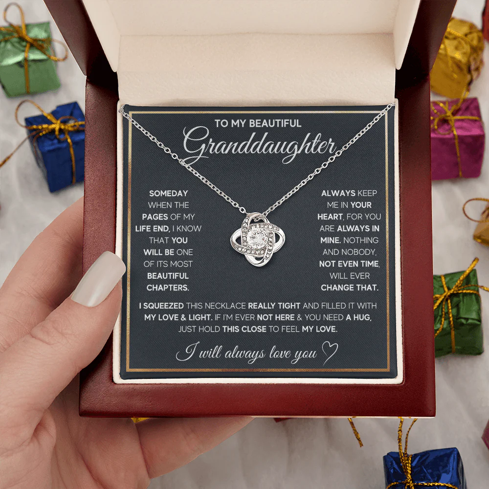 ZIAVIA | Vesta Knot Necklace | Granddaughter Love - Image 11