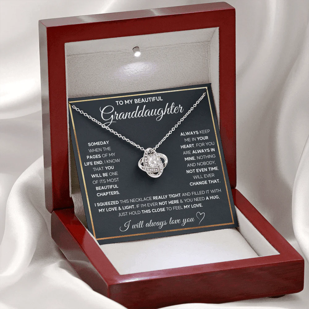 ZIAVIA | Vesta Knot Necklace | Granddaughter Love - Image 13