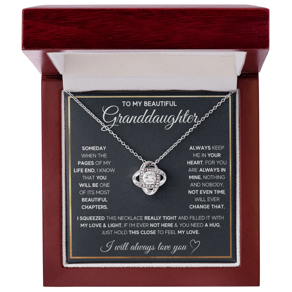 ZIAVIA | Vesta Knot Necklace | Granddaughter Love - Image 3
