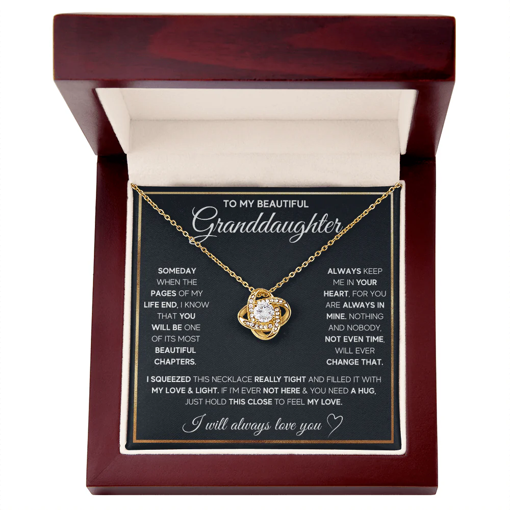 ZIAVIA | Vesta Knot Necklace | Granddaughter Love - Image 4
