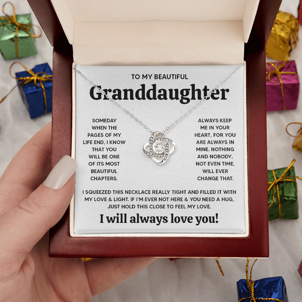 ZIAVIA | Vesta Knot Necklace | Granddaughter My Love - Image 11