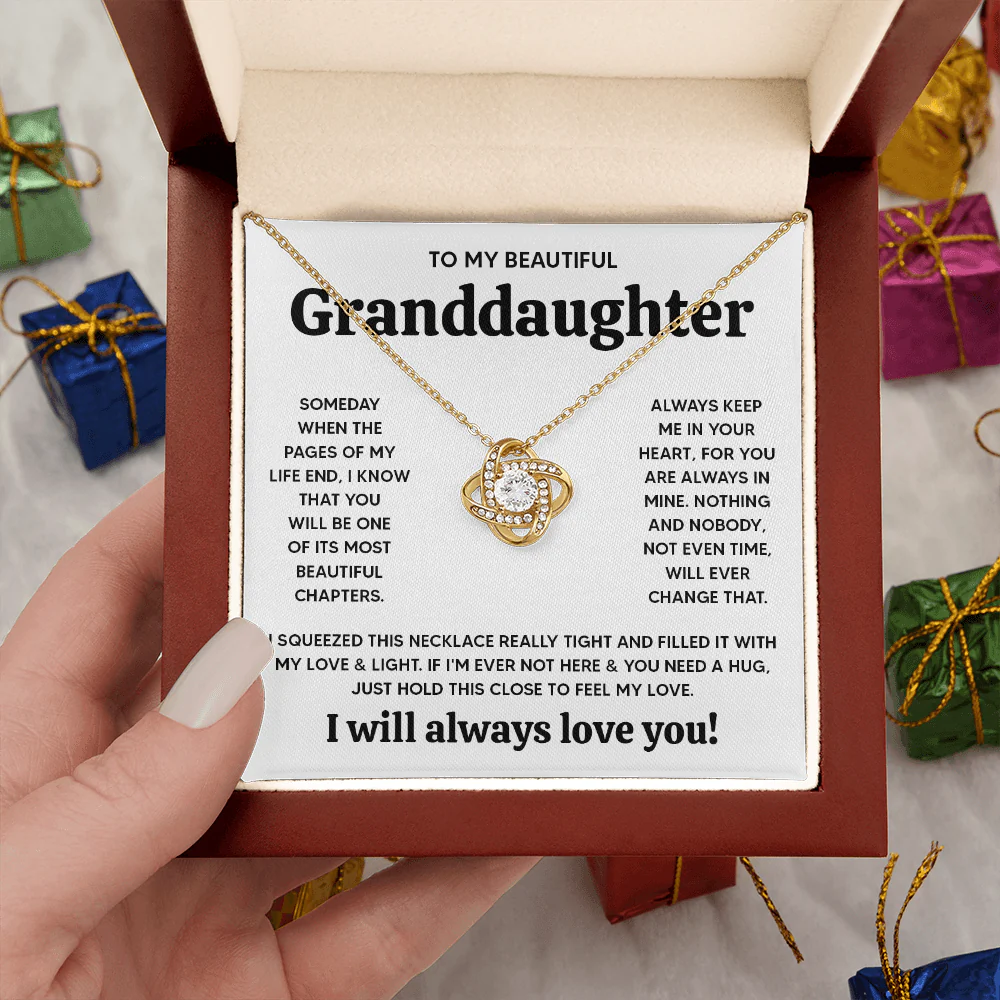 ZIAVIA | Vesta Knot Necklace | Granddaughter My Love - Image 12